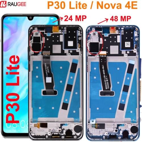 LCD Display For Huawei P30 Lite Touch Screen 10 Touch No Dead Pixel Digitizer Screen Replacement For Huawei P30 Lite / Nova 4E