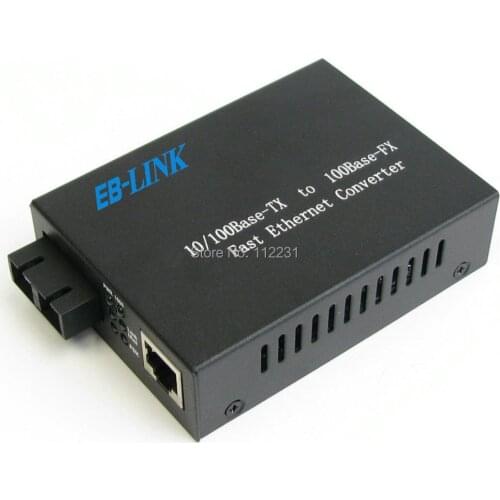 10/100M Singlemode 1310nm 20KM Duplex Fiber Optic to RJ45 Ethernet Media Converter