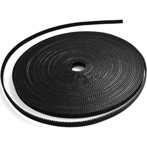 10Meters Rubber GT2-6mm 2GT-6mm open timing belt width 6mm GT2-6mm for 3d printer RepRap Mendel Rostock CNC GT2 belt pulley
