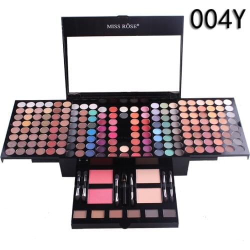 180 Colors Eyeshadow Blush Palette Cosmetic Foundation Face Powder Women Makeup Case With mirror Eye Shadow Palette Maquillage