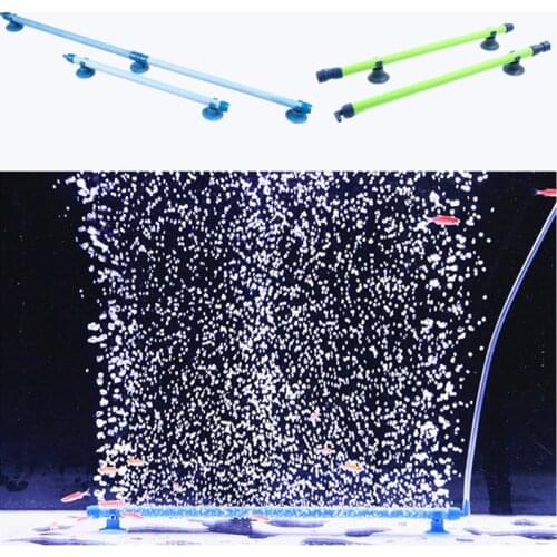 Aquarium Air Pump Fresh Air Stone Diffuser Tube Fish Tank Extendable Wall Air Pipe Suction Cup Fixed Waterscape Bubble Diffuser