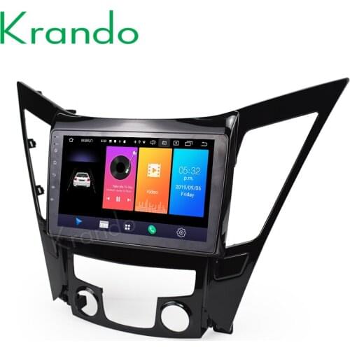 Krando Android 9.0 9" IPS Big Screen Full touch car Navigation system for Hyundai Sonata 8 2012-2015 radio player gps