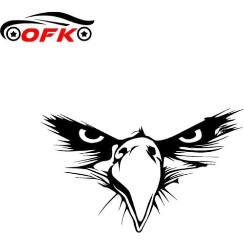 Car Stickers Decor Motorcycle Decals Personality Bald Eagle American Bird Beak Head Decorative Accessories Creative PVC16cm*10cm