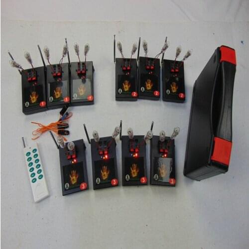 DMX 12KEY 10 Cues Fireworks LED 2020 NEW YEAR Electric Wire Professional Stage Smart Remote Wedding Equipment-Wireless Switch