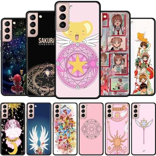 Card Captor Sakura Cell Phone Case for Samsung Galaxy S21 Ultra S20 FE S10 5G S9 S8 Plus S10e S7 Edge Mobile Phones Cover