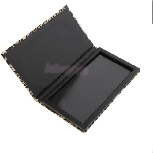 Leopard Print Empty Magnetic Palette Box Makeup Container for Customizing Eyeshadow Blush Pigments DIY Cosmetics 7.1x4inch