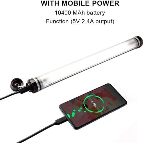 LUXCEO P7RGB Waterproof Light Stick Handheld LED Video Light 8 Emitting Colors 4 Scene Lighting Effects CRI≥95 & Remote Control