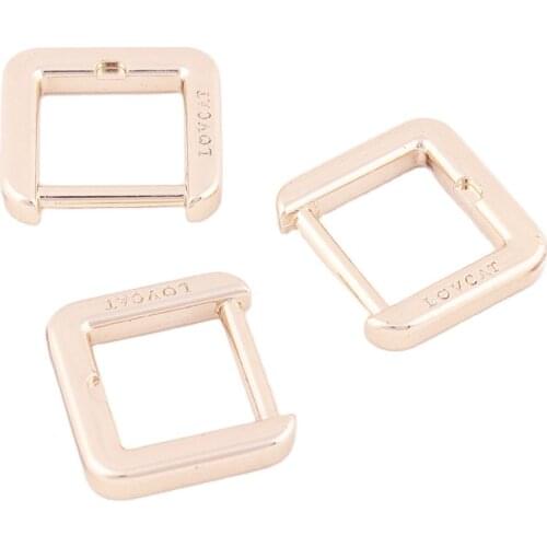 15mm(2/3inch)Alloy Belt Buckle Metal Adjustable Rectangle For Backpacks shoes Bag Cat Dog Collar Buckles DIY Accessories