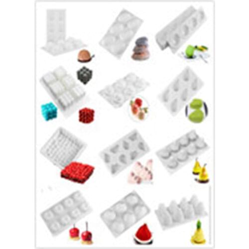 Mousse series silicone mold cake baking mould kitchen tool