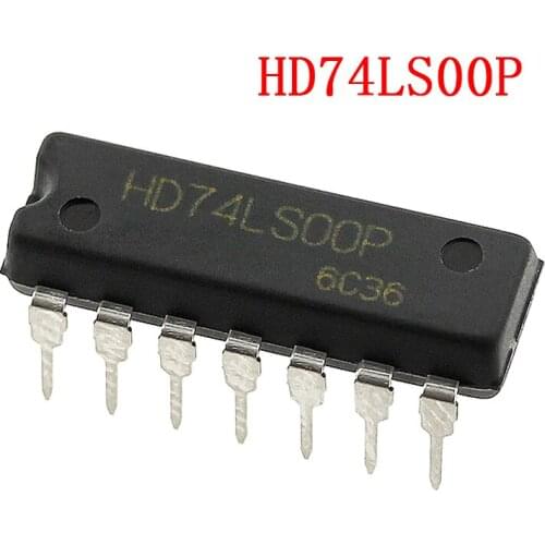 10PCS HD74LS00P DIP14 HD74LS00 DIP SN74LS00N 74LS00 SN74LS00 DIP-14 new and original IC