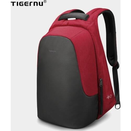 Tigernu Fashion Backpack Anti Theft for 15.6 inch Laptop Mochilas Splashproof for Men Women Rucksack with USB Charging Travel