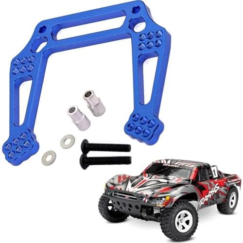 Traxxas Slash 2WD Upgrades 1:10 Alloy Front Shock Tower, Red /Blue RC - Replaces 3639