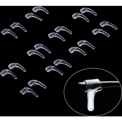 10pairs/set Eyeglasses Grip Ear Grip Hooks Anti Slip Holder for Eyeglasses Silicone Glasses Ear Hooks Tip