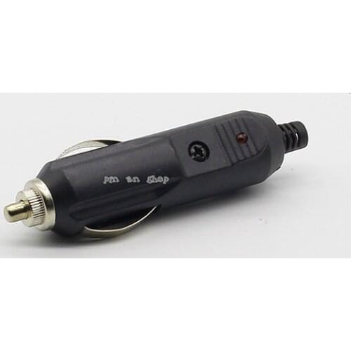 12V-24V cigarette lighter plug, safety pipe, 10A car, cigarette plug, cigarette butts, car carrying indicator