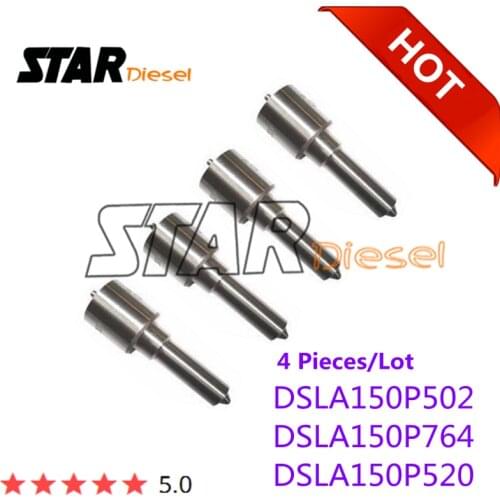 4 Pieces Euro 2 Injector Nozzle DSLA150P502 Fuel Sprayer Tips DSLA150P764 Diesel Injection Repair Parts DSLA150P520 For Bosch