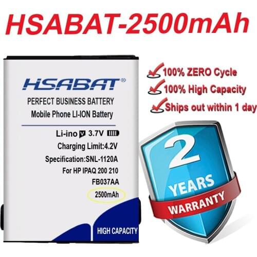 Top Brand 100% New Battery for HP IPAQ 200 210 211 212 214 216 410814-001 419306-001 451405-001 459723-001 FB037AA in stock