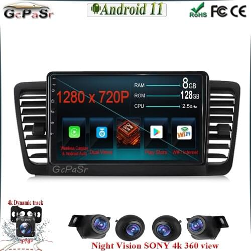 4G+128G Android 10 Car Stereo Multimedia Player for Subaru Outback 3 Legacy 4 2004 2005 2006 2007 2008 2009