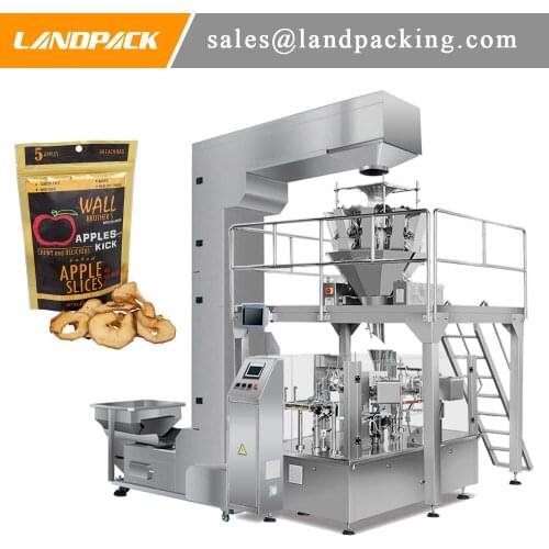 Apple Slices Zipper Pouch Doypack Packing Machine