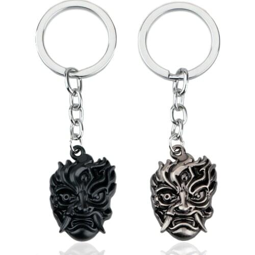 Punks 2077 Game Grimace Keychain 3D Metal Pattern Men Women Car Keychain Accessories Jewelry for Boys Girls Adult Birthday Gifts