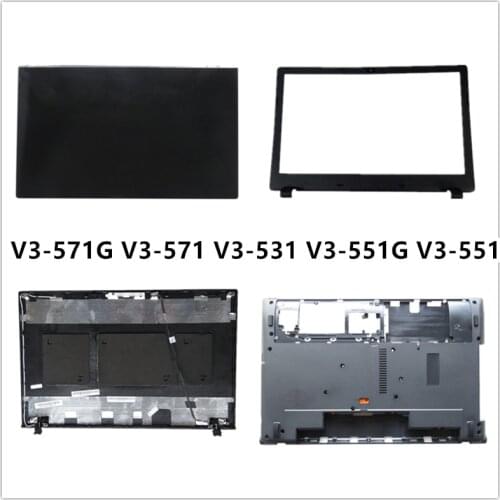 New laptop For ACER V3-571G V3-571 V3-531 V3-551G V3-551 LCD Back Cover Top Case/Front Bezel/Palmrest/Bottom Base Cover Case