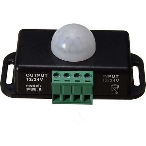 12V-24V 6A DC PIR Infrared IR Motion Sensor Switch Home Automatic LED Light Lighting Detector Switches