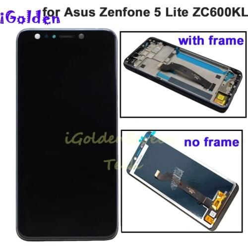 For 6.0" Asus ZenFone 5 Lite 5Q X017DA LCD ZC600KL S630 SDM630 LCD Display Touch Screen Digitizer Assembly for Asus ZC600KL LCD