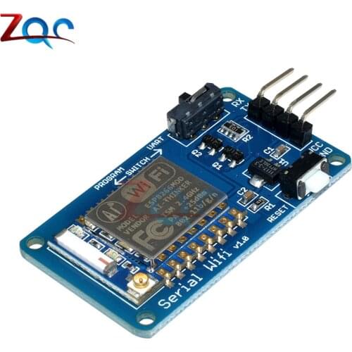 ESP8266 ESP-07 ESP07 Wifi Serial Transceiver Wireless Board Module 3.3V 5V 8N1 TTL UART Port Controller For Arduino UNO R3 One