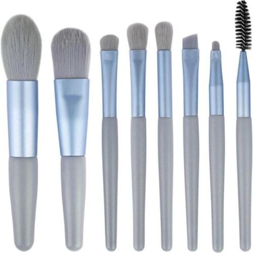 8pcs/set Mini Makeup Brush Set Makeup Brush Eyeshadow Concealer Brush Loose Powder High Gloss Blush Make up Set