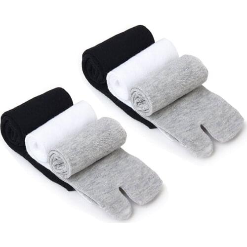 3Pairs Socks Men Women Kimono Flip Flop Sandal Split Toe Tabi Ninja Socks &T8