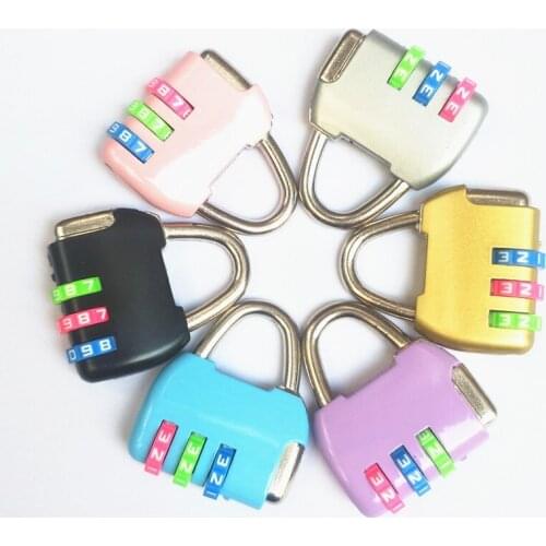 New Arrival, Mini 3 digit combination travel luggage suitcase backpack handbag code lock padlock