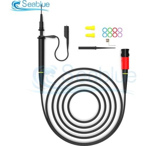 P4100 100MHz Oscilloscope Scope Clip Probe Test Leads 100:1 High Voltage Withstand 2KV Scope Analyzer Alligator Test Clip Probe