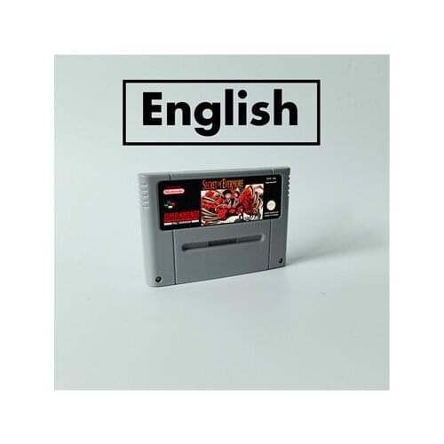 Secret of Evermore - RPG Game Card EUR Version English Language Battery Save