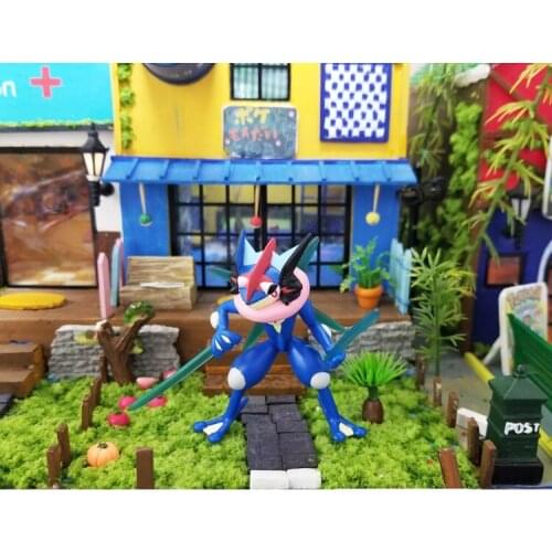 TAKARA TOMY Genuine Pokemon MC Litleo Scatterbug Fennekin Helioptile Tyrunt Froakie Spritzee Cute Action Figure Model Toys