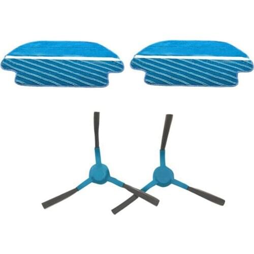 Mop Cloth Side Brush Mop Pads Cloth for Cecotec Conga 3290 3490 3690 Vacuum Cleaner Spare Parts Package Side Brush