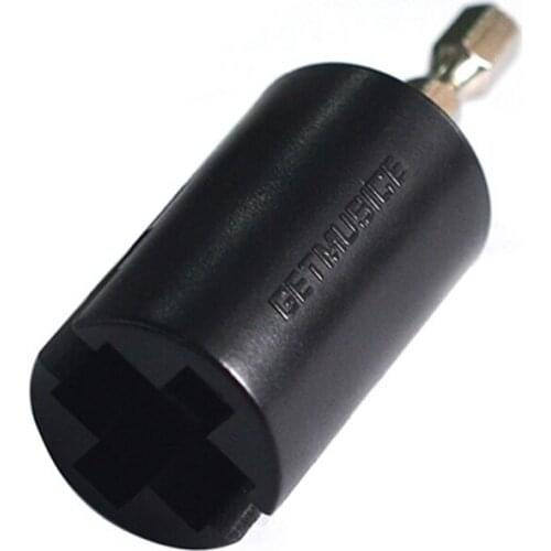 Tooyful Portable String Peg Puller Removal Head Electric Drill for Guitar Bass Banjo Repair Tool