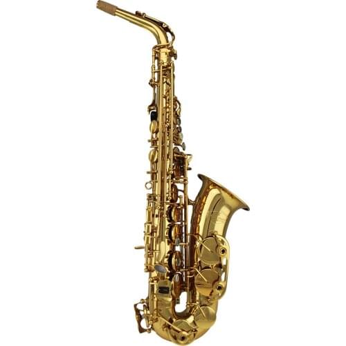 High grade classic structure gold lacquer alto saxophone