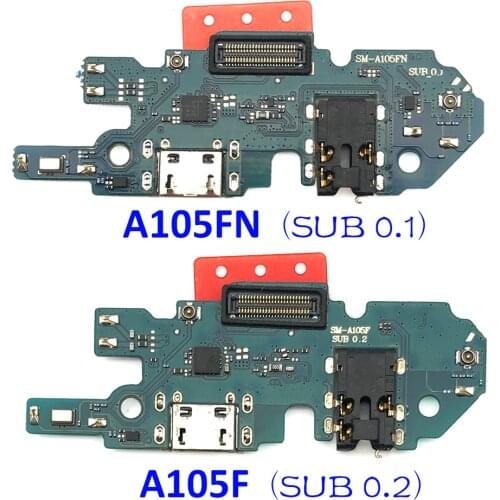 For Samsung Galaxy A105F A10 A105 USB Charger Dock Connector Charging Port Microphone Flex Cable Replacement Parts