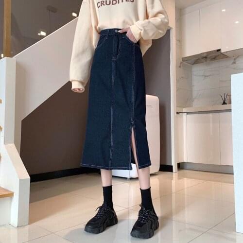Cheap wholesale 2021 spring summer autumn new fashion casual sexy women Skirt woman female OL mid length skirt Vy1125M