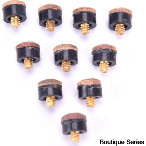 10PCs Delicate Screw Tips for Billiard Pool Cue and Snooker Cue Parts