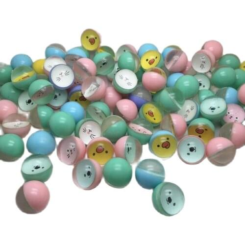 10pc/set Bouncing ball with card insert Colored Rubber Kids Sport Games bouncy Juggling Jumping Balls Children Outdoor Toys Ball