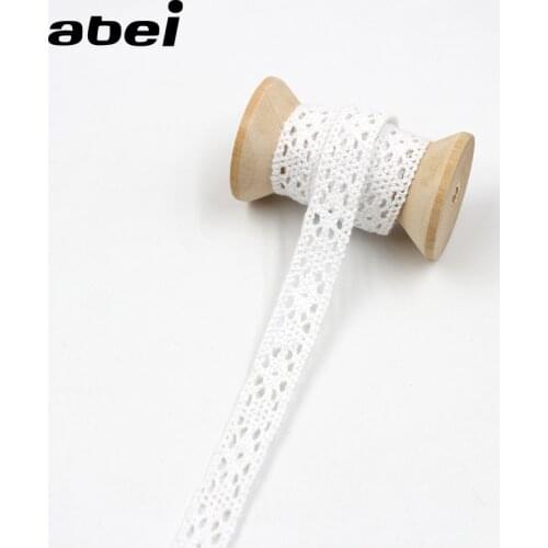 10yards/lot 1cm wide White Cotton Lace Trims DIY Sewing Craft Handmade Patchwork Hometexile Garment Embellishment Accessories
