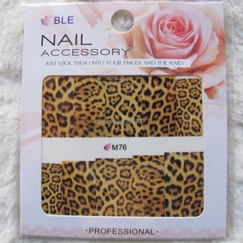 2PCS M76 Cartoon Nail Art Water Decal Nail Water Transfer Sticker