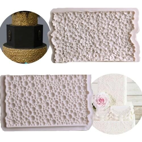 3d Pearl Silicone Baking Mold Pearls Cake Decoration Borders Fondant Mold For Sugar Craft Cupcake Toppers Diy Tool