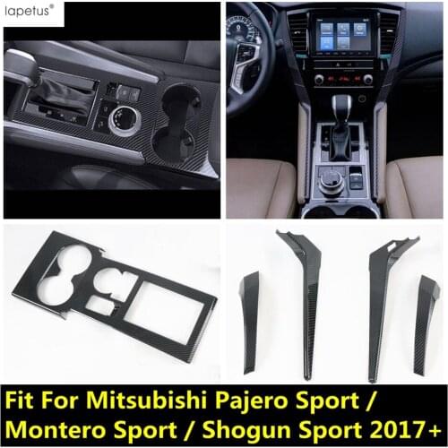 Car Central Control Gear Frame Cover Trim ABS Accessories For Mitsubishi Pajero Sport / Montero Sport / Shogun Sport 2017 - 2021