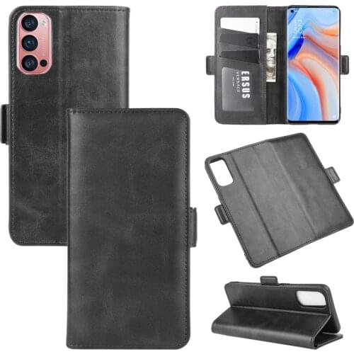 Case For OPPO Reno 4 Pro 5G Leather Wallet Flip Cover Vintage Magnet Phone Case For OPPO Reno 4 Pro 5G Coque
