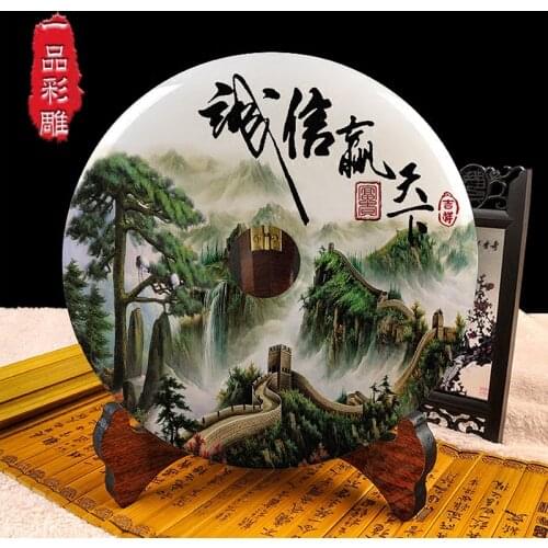 Business gifts decoration store opening gifts lucky jade crafts creative office decoration