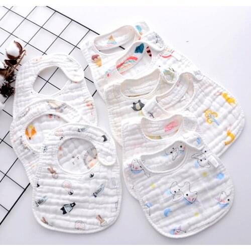 Baby Bibs Stuff U-shaped Feeding Saliva Towel Newborn Girl Boy Pacifier Cotton Adjustable Bibs Kids Accessories set
