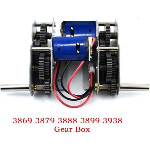 Henglong 3869 3879 3888 3899 3938 1/16 RC tank part upgrade motor 380 390/steel gears set/steel gearbox with 380 motor