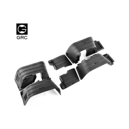 GRC Tire Cover For Axial SCX10II 90046 90047Inner Fender (Mold version) SCX10 Cherokee Wrangler Easy DIY