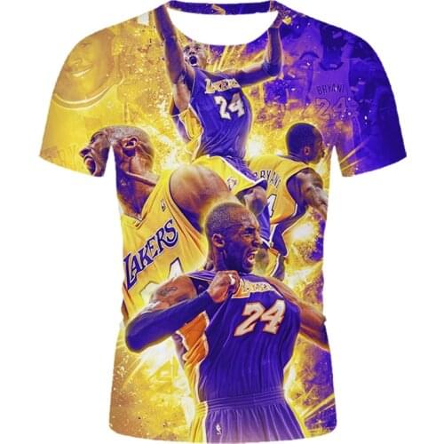 Summer new 3D t-shirt mens short-sleeved shirt fashion casual pattern T-shirt mens O-neck loose and comfortable street fashion